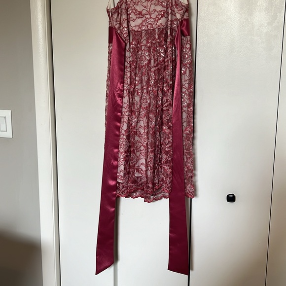 Pink lace dress - Picture 4 of 9